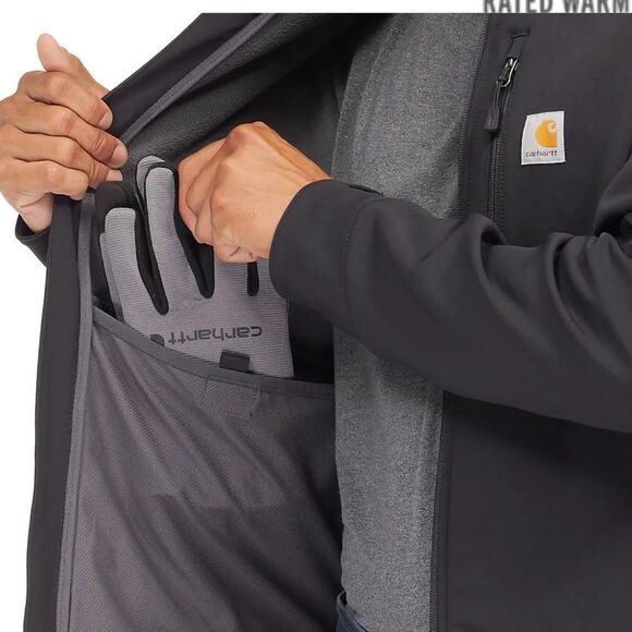 Carhartt RAIN DEFENDER® RELAXED FIT HEAVYWEIGHT SOFTSHELL JACKET - Picture 2 of 13